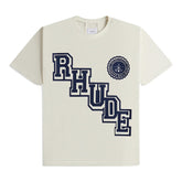 Rhude Collegiate T-Shirt Vintage White