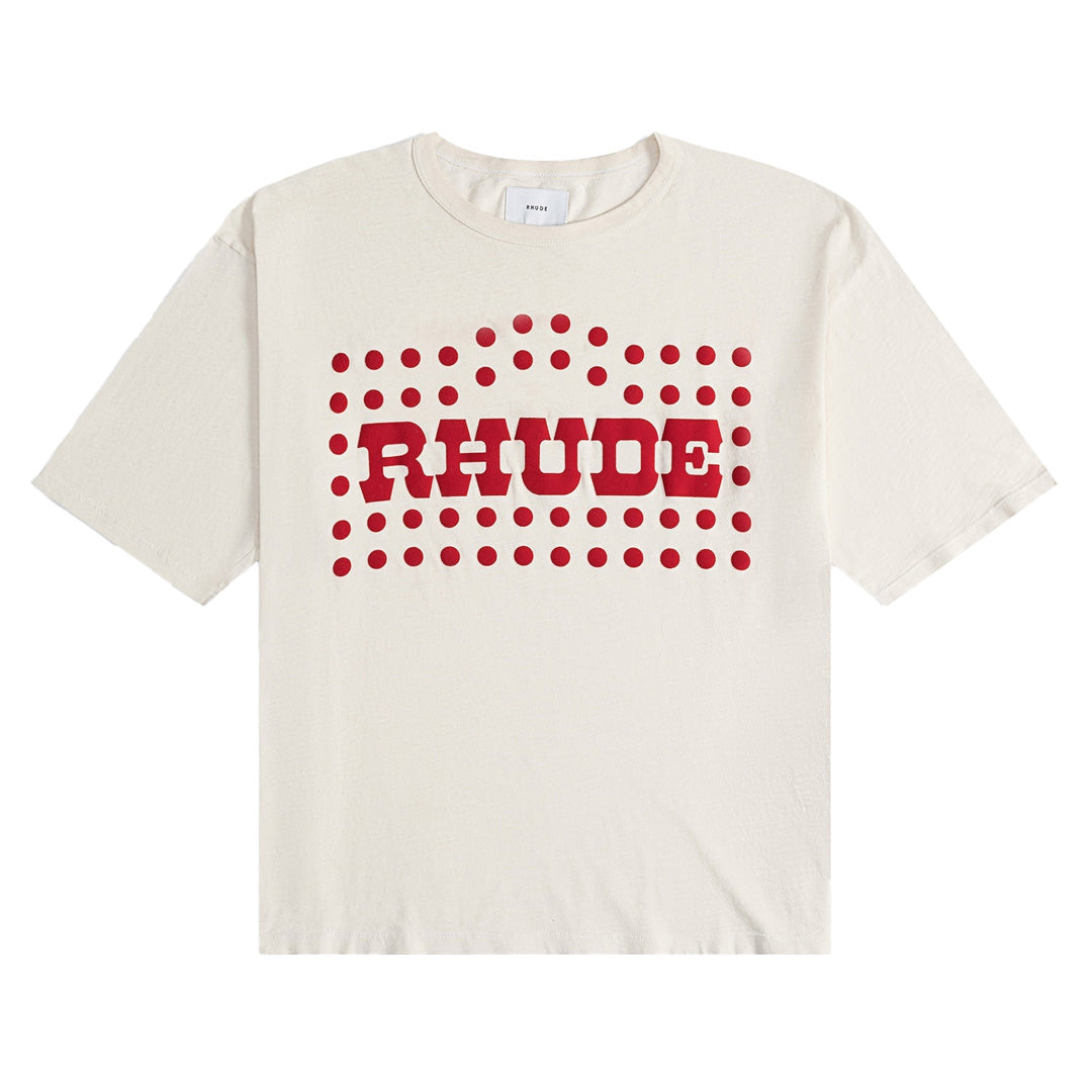 Rhude Flocked Burnout T-Shirt