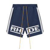 Rhude Champions Shorts Navy/Vintage White