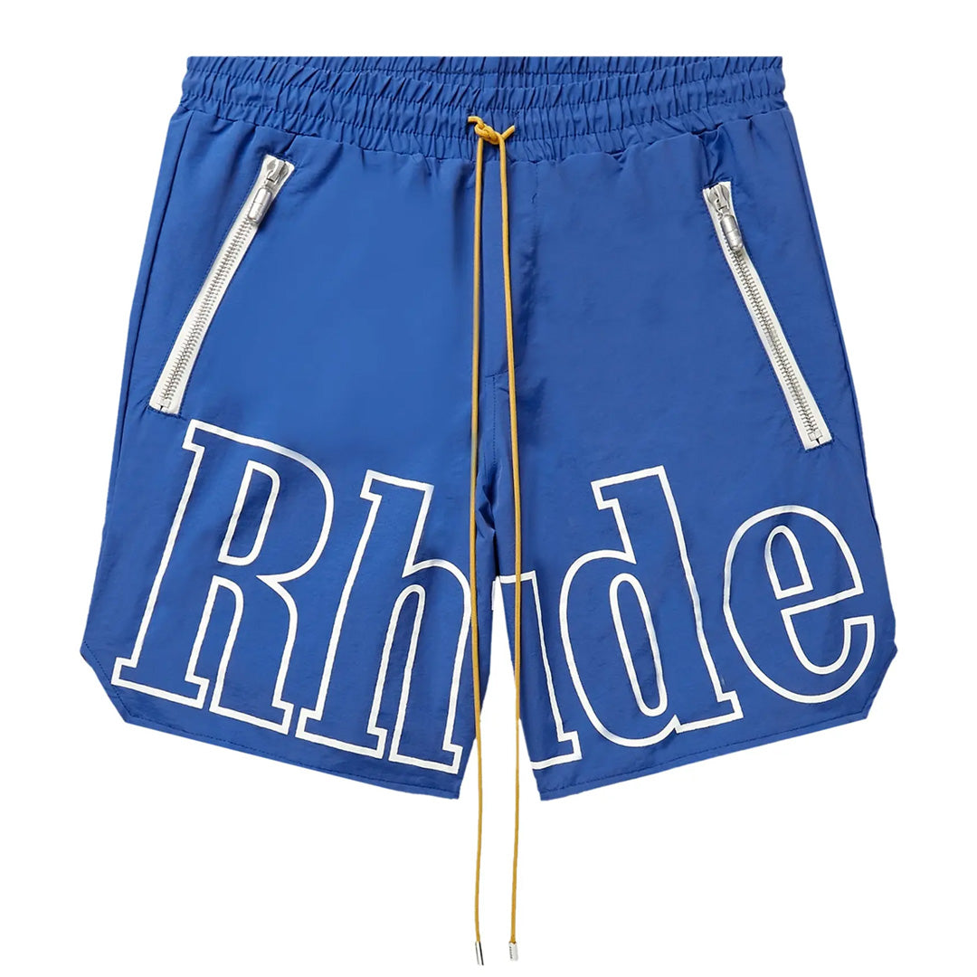 Rhude Classic Logo Short Blue