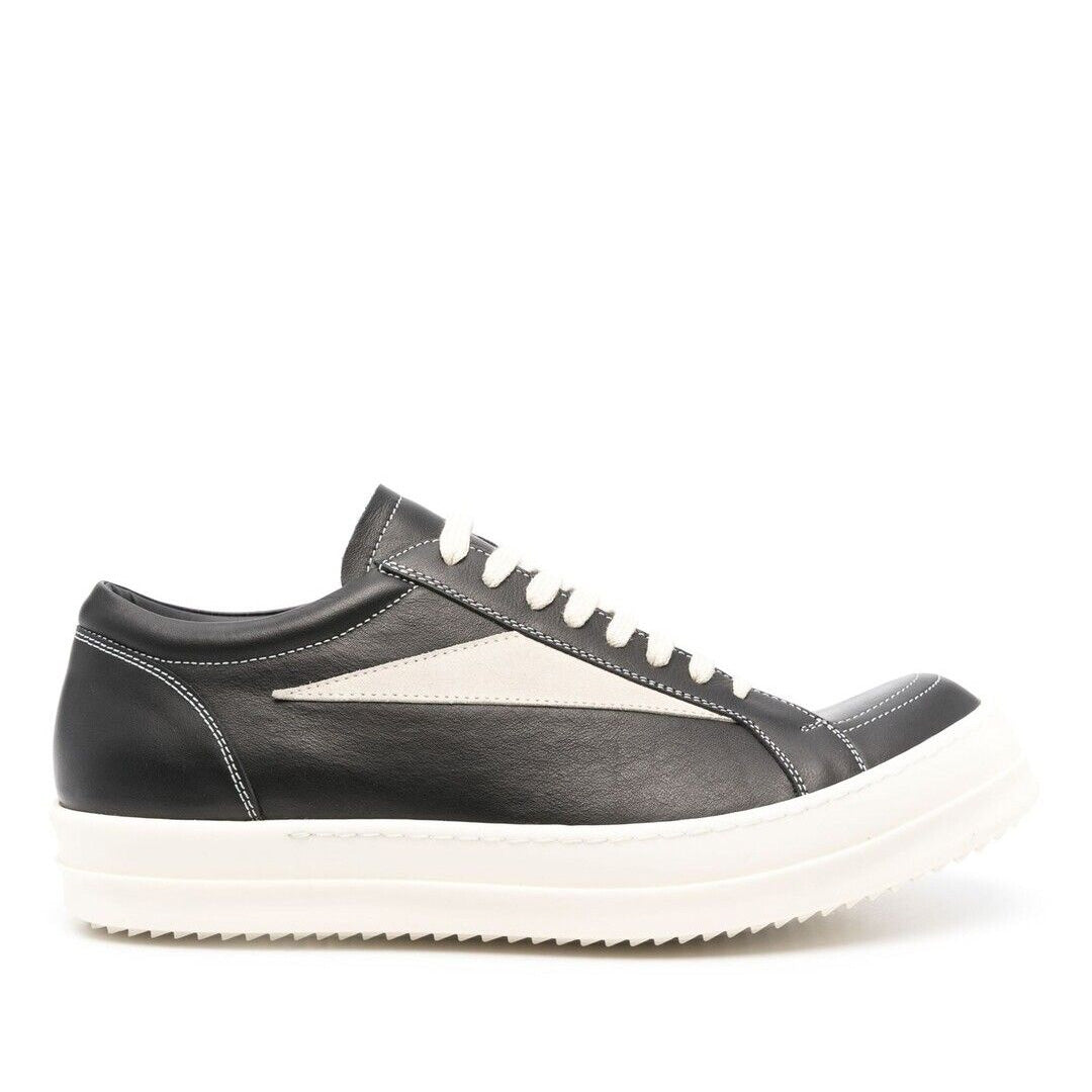 Rick Owens Porterville Vintage Low Sneakers Black Milk