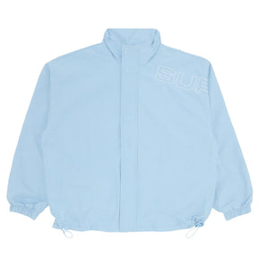 Supreme Spellout Embroidered Ripstop Track Jacket Light Blue