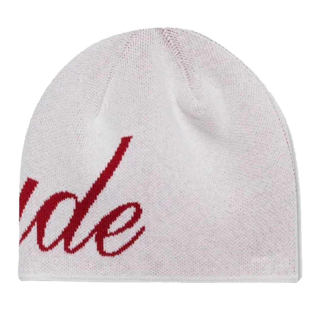 Rhude Script Beanie Red