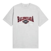 Balenciaga BB Authentic Jersey Apparel T-Shirt Light Grey