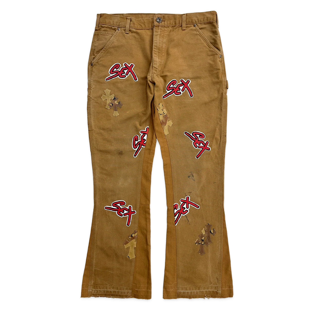 Chrome Hearts Matty Boy Sex Records Flare Carpenter Pants