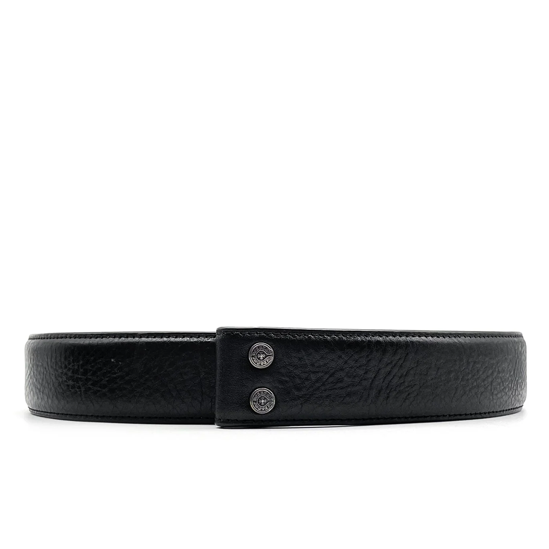 Chrome Hearts Black Belt Strap