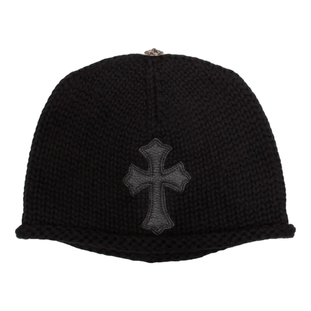 Chrome Hearts Black Cross Patch Beanie | Kenshi