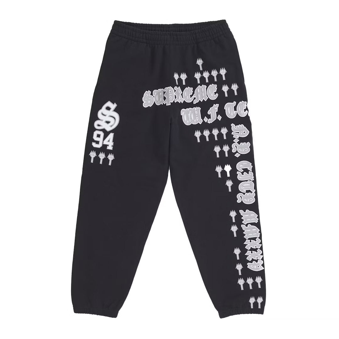 Supreme League Champs Sweatpants Black
