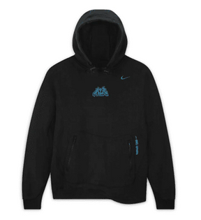 Off White x Nike 006 Fleece Hoodie Black