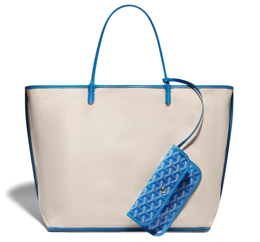 Goyard Saint Louis Tote GM Sky Blue Kenshi