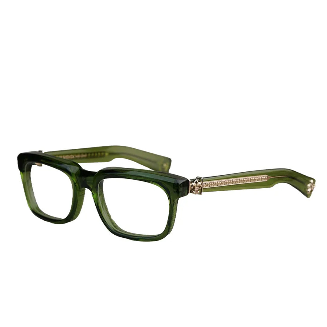 Chrome Hearts "See You In Tea" Green/Silver Glasses