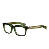 Chrome Hearts "See You In Tea" Green/Silver Glasses