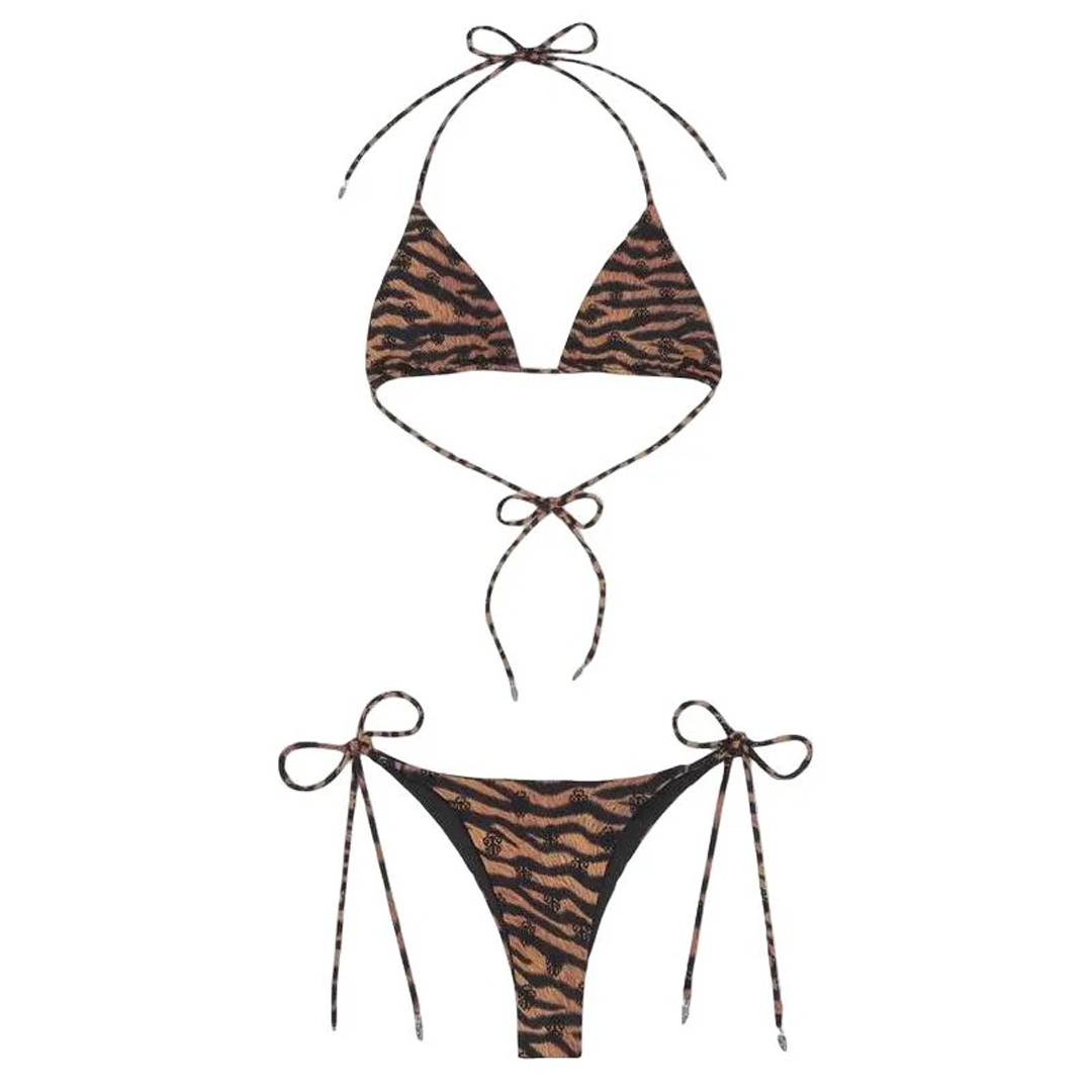 Chrome Hearts x Dipped in Blue Bikini Set Orange