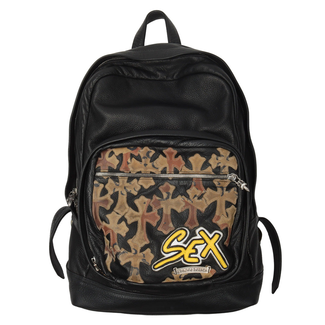 Chrome Hearts Sex Records Matty Boy Leather Backpack