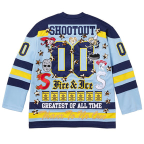 Supreme Fire & Ice Hockey Jersey Light Blue