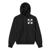 Off White Single Arrow Hoodie Black