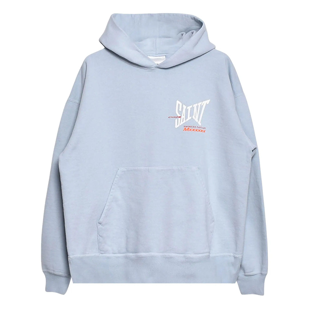 Saint Michael Ribbon Saint Hoodie Blue