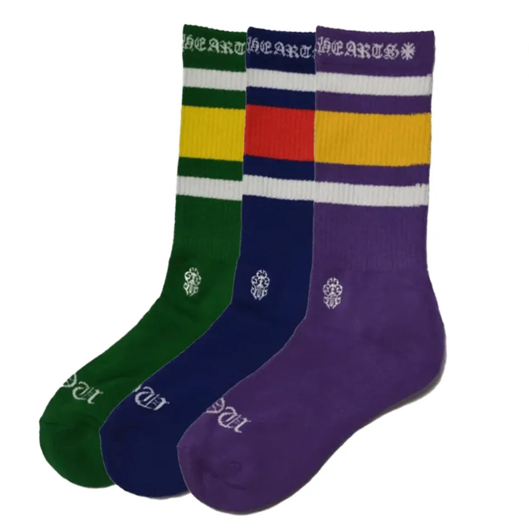Chrome Hearts Sports Location Socks 3 Pack