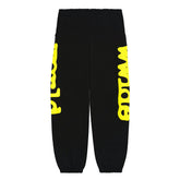 Sp5der Beluga Sweatpant Black/Yellow