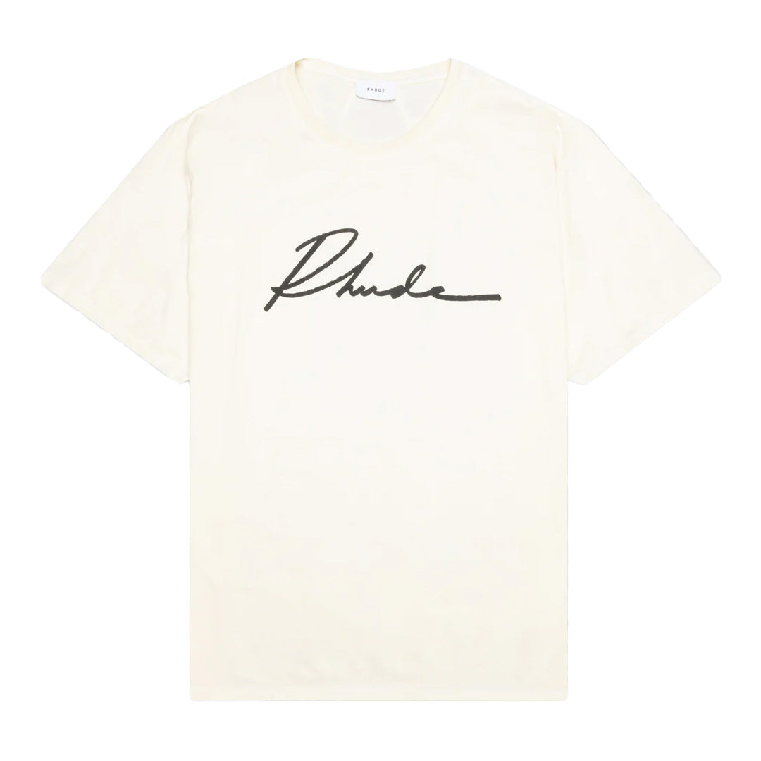 Rhude Logo Script Graphic T-Shirt