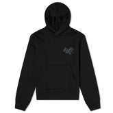 Amiri Staggered Hoodie Black