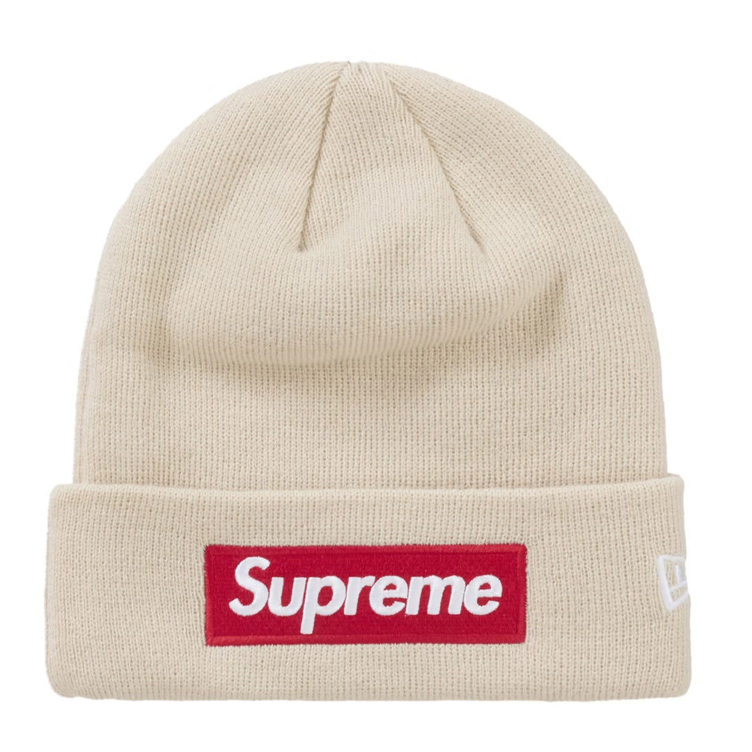 ファッション人気ブランドランキング Supreme New Era Box Logo Beanie Stone | Kenshi 帽子