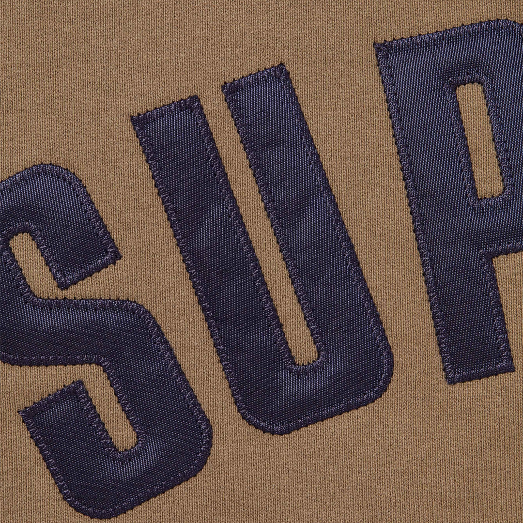 Supreme Arc Thermal Lined Zip Up Hoodie Brown