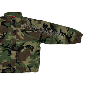 Supreme Spellout Embroidered Ripstop Track Jacket Camo
