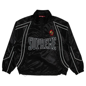 Supreme Satin Soccer Pullover Black