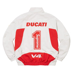 Supreme Ducati Track Jacket Light Grey