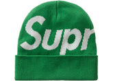 Supreme Big Logo Beanie Green