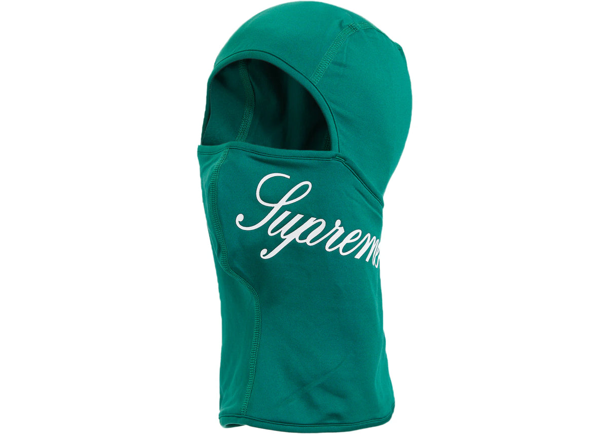 Supreme Script Lightweight Balaclava Green