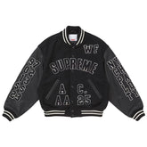 Supreme Praises Varsity Jacket Black