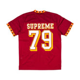 Supreme Diamond Rib Football Jersey Cardinal