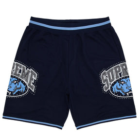 Supreme Studded Basketball Shorts Navy