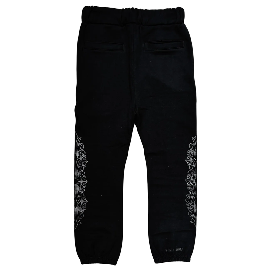 Chrome Hearts Black Floral Sweatpants