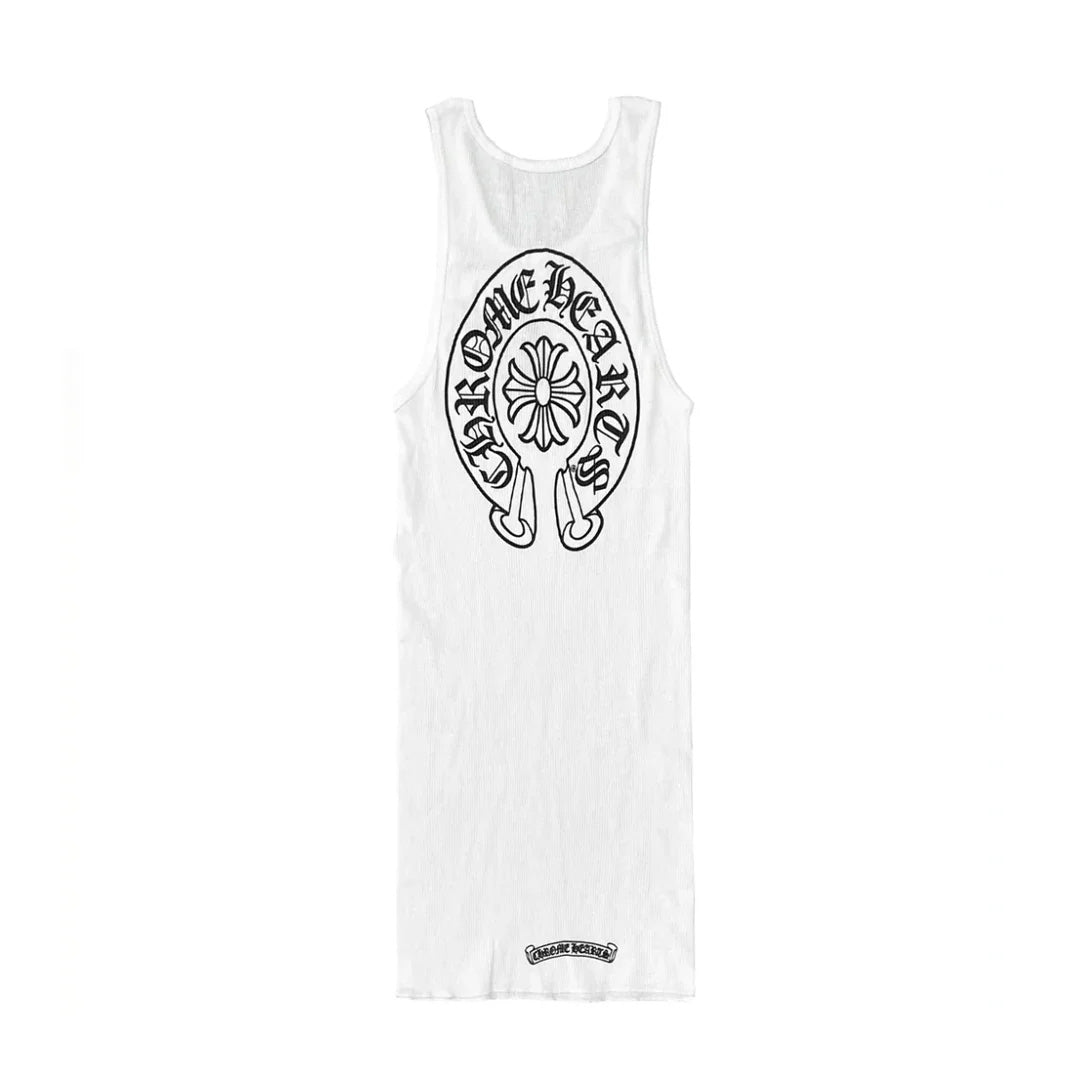 Chrome Hearts Horseshoe Tank Top White