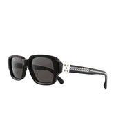 Chrome Hearts Matty Boy "TV Party" Black/Silver Glasses