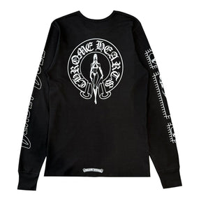 Chrome Hearts Deadly Doll Thermal Long Sleeve T-Shirt Black