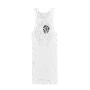 Chrome Hearts Horseshoe Tank Top White