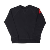 Chrome Hearts Paper Jam Triple Cross Crewneck Navy/Red