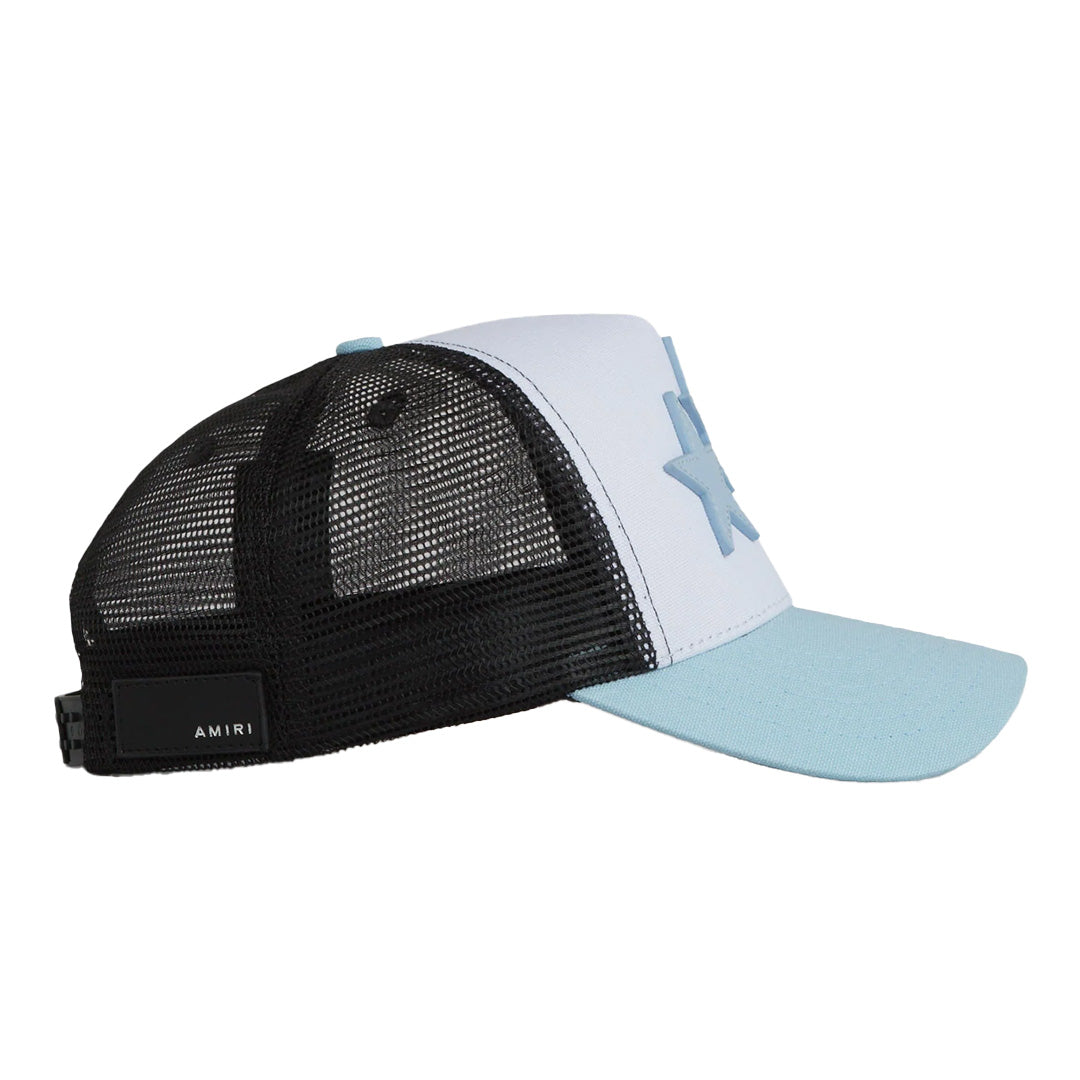 Amiri Three Stars Trucker Hat Blue