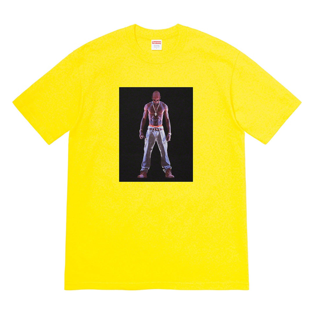 Supreme Tupac Hologram Tee Yellow