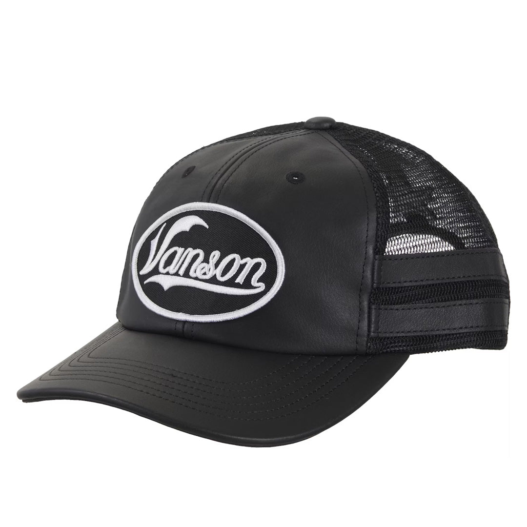 Supreme Vanson Leathers Mesh Back 6-Panel Black