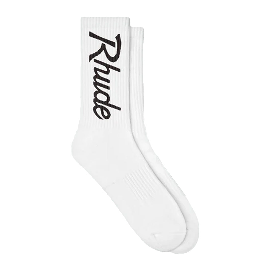 Rhude Verizon Socks White Black
