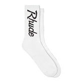 Rhude Verizon Socks White Black