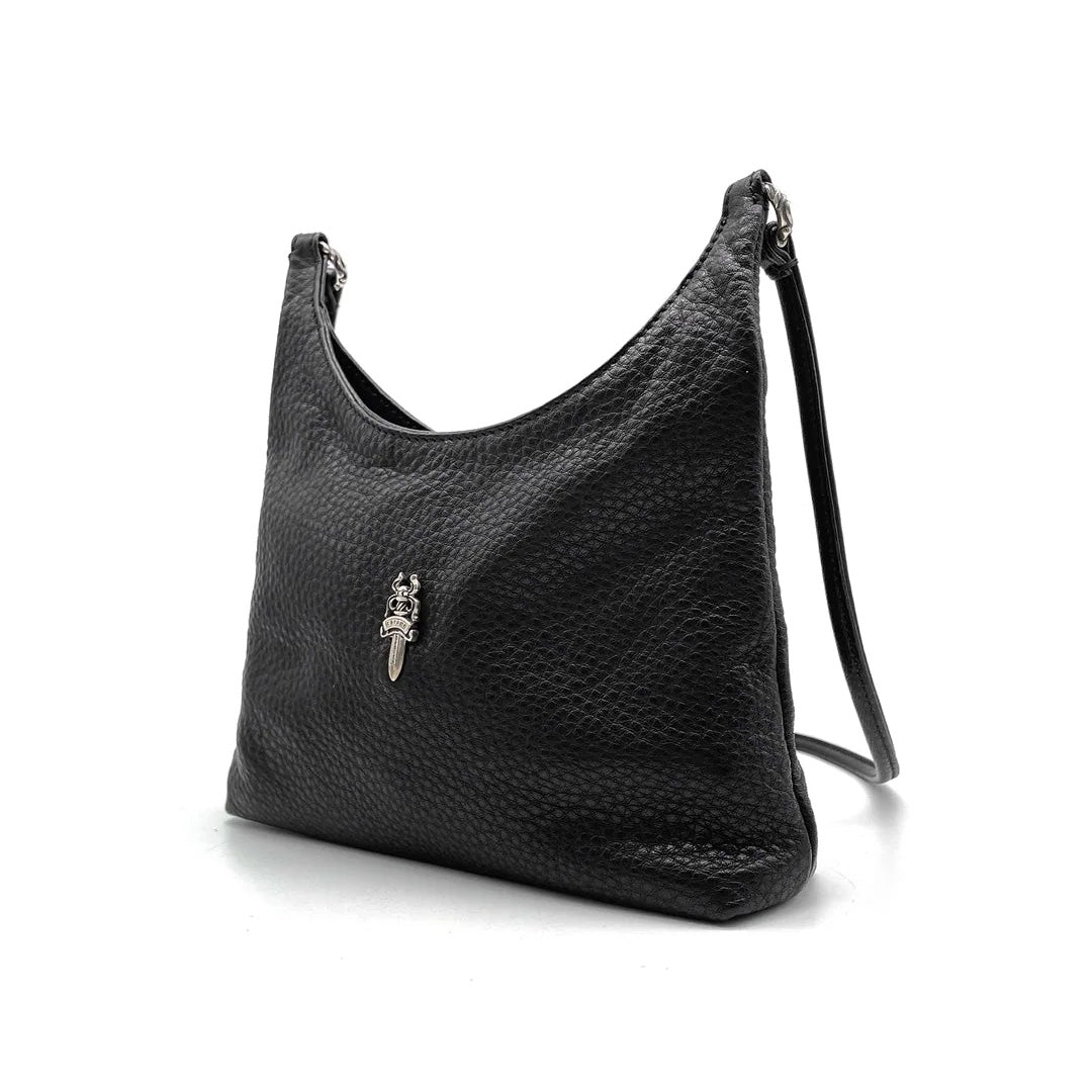 Chrome Hearts Viv Silver Dagger Black Bag