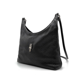 Chrome Hearts Viv Silver Dagger Black Bag