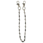 Chrome Hearts Double Clasp Dice Wallet Chain (19 Inch)