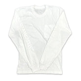 Chrome Hearts Neck Logo Long Sleeve T-Shirt White/White
